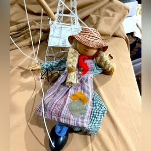 Girl marionette puppet